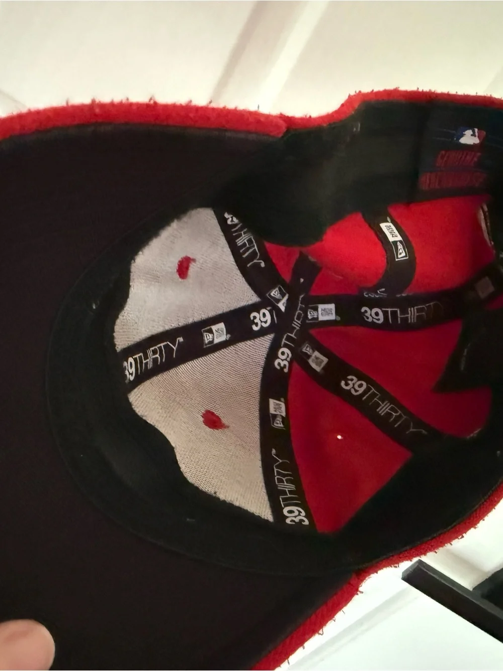 New Era Red Baseball Cap with White 'W' Logo